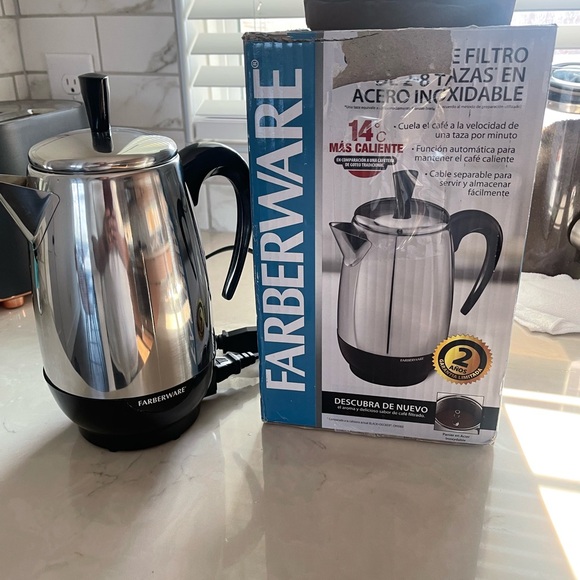 Farberware Silver and Black Coffee Maker - Picture 7 of 9